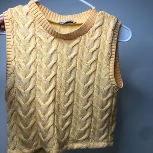 M SWEATER VEST ZARA